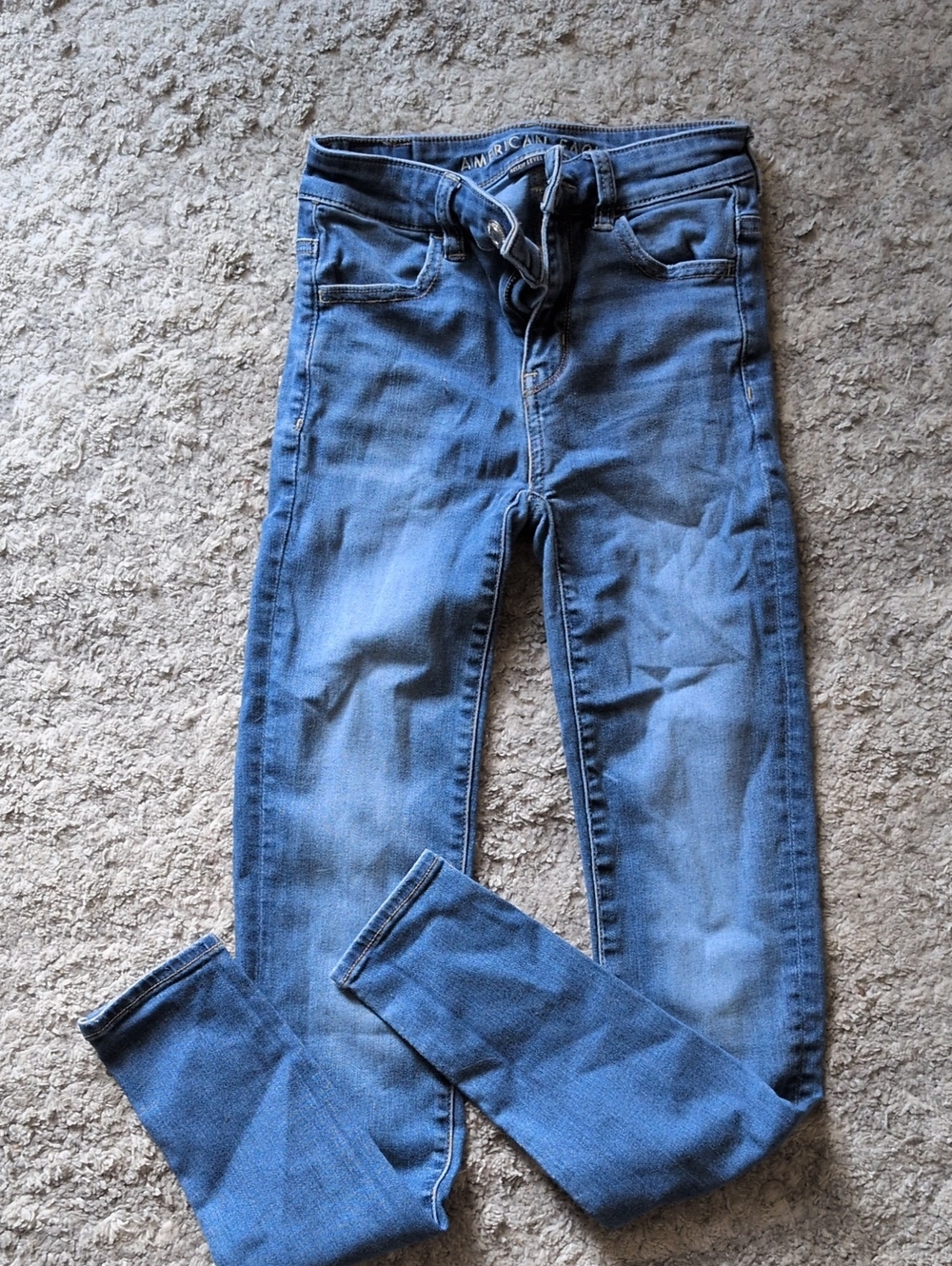 American Eagle Outfitters Light Blue Stretch Denim Jeans